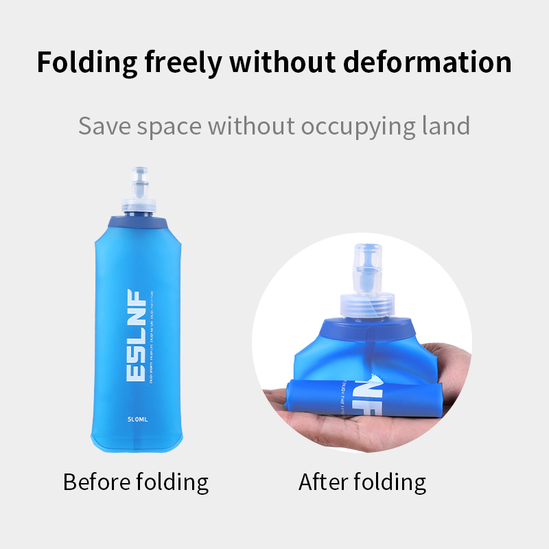 Hydration Pack Outdoor - Garrafa de água dobrável de 500ml,
