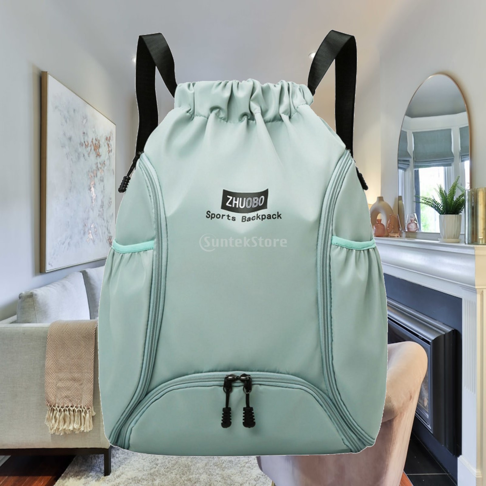 Drawstring Gym Bag - Mochila de Basquete com Cordão e