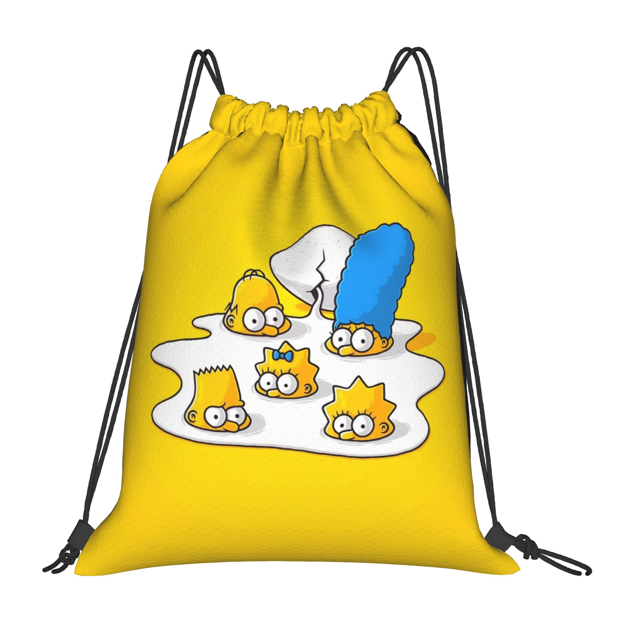 Drawstring Gym Bag - Mochila de Cordão Simpson com Estampa