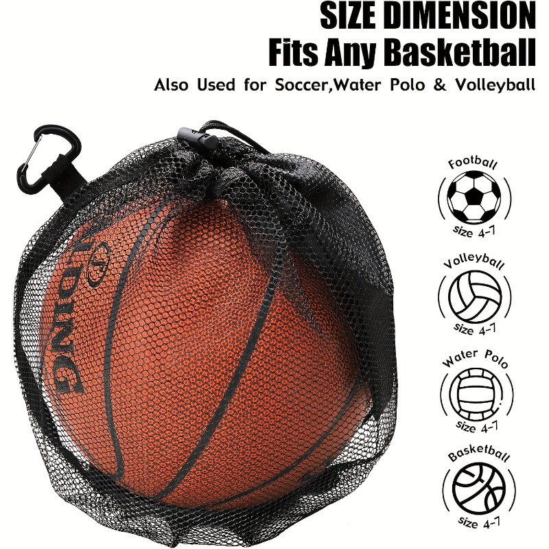 Drawstring Gym Bag - Bolsa de malha compacta e portátil