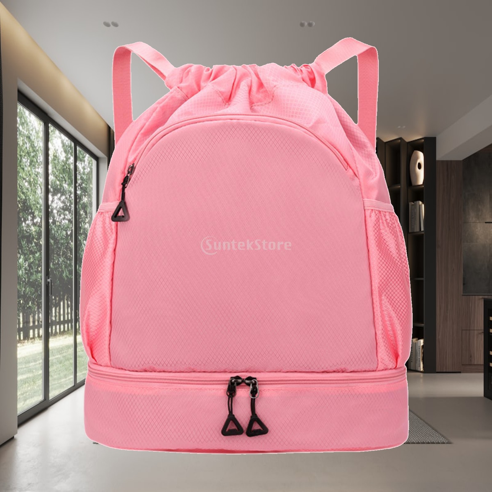 Drawstring Gym Bag - Mochila Saco Organizadora Portátil para Esportes