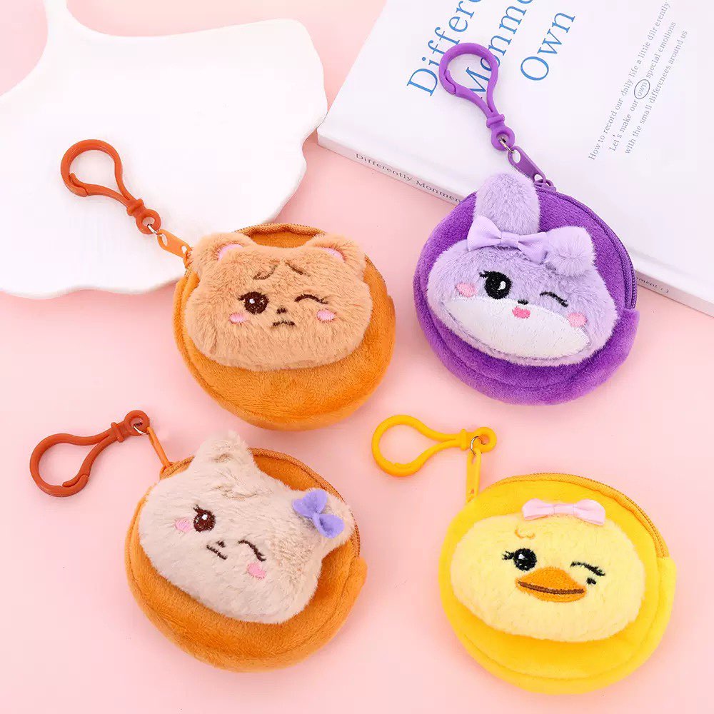 Nova Bolsa de Moedas de Pelúci - Mini Backpack Purse avaliação e preço