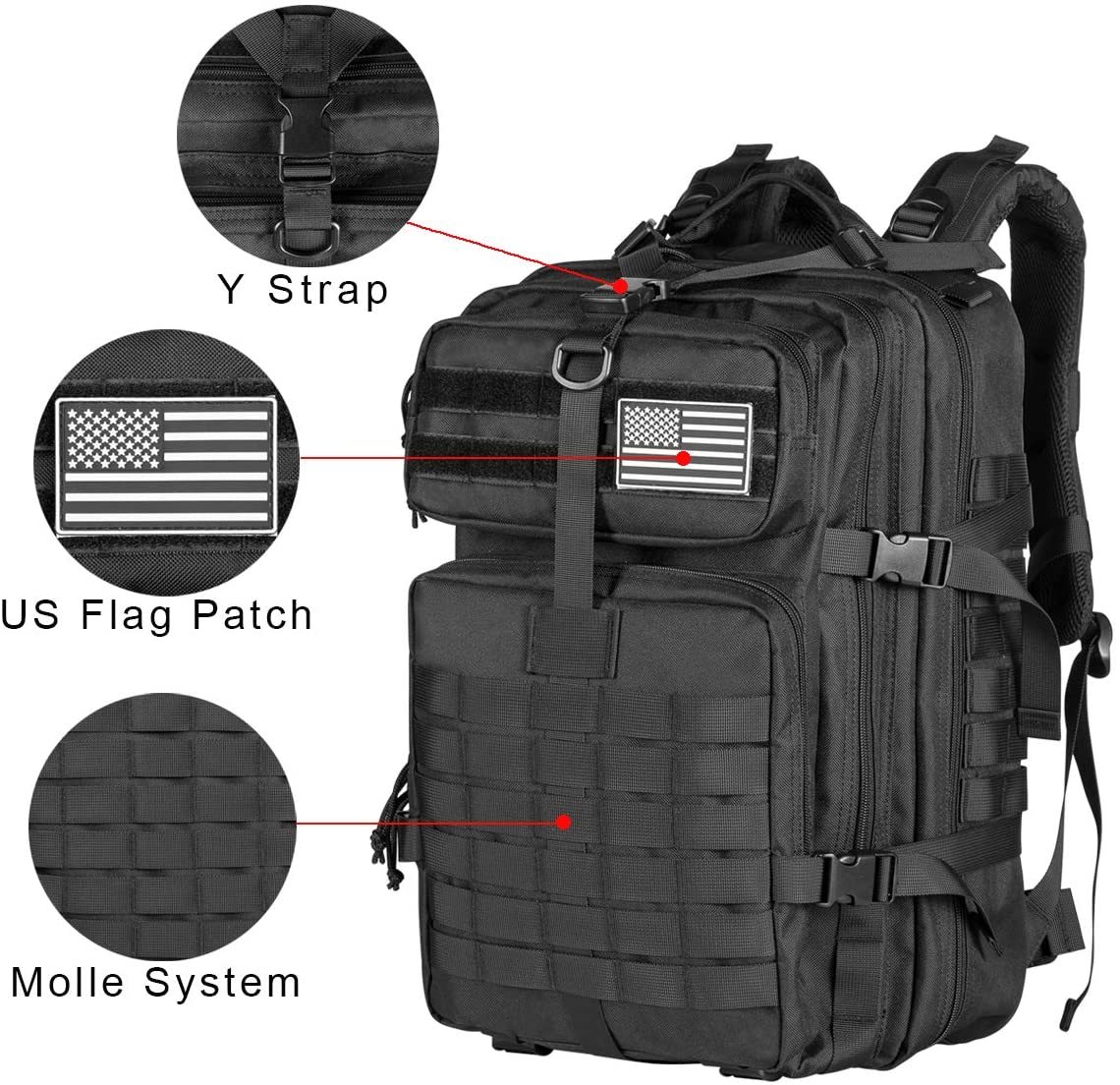 Mochila tática militar aa 60l, - Rucksack Military Style avaliação e preço