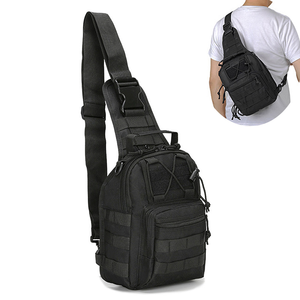 Mochila transversal masculina, - Rucksack Military Style avaliação e preço