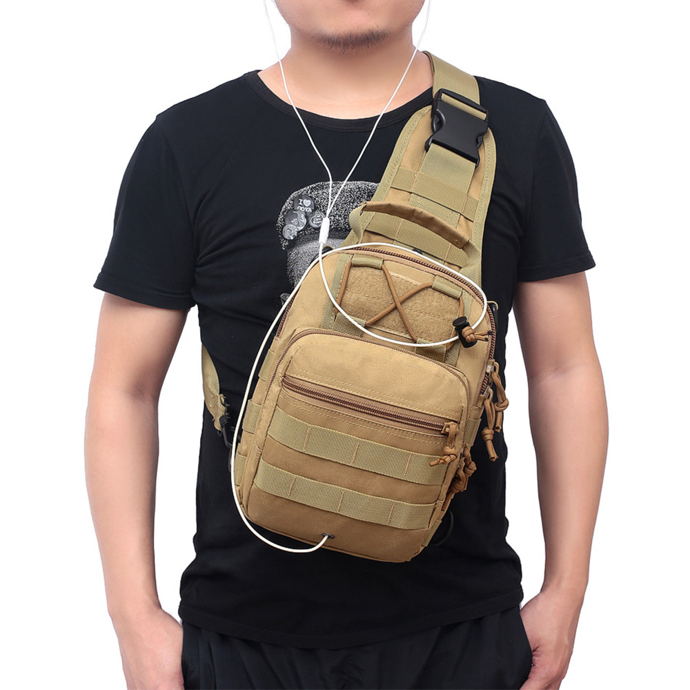 Mochila transversal masculina, - Rucksack Military Style avaliação e preço