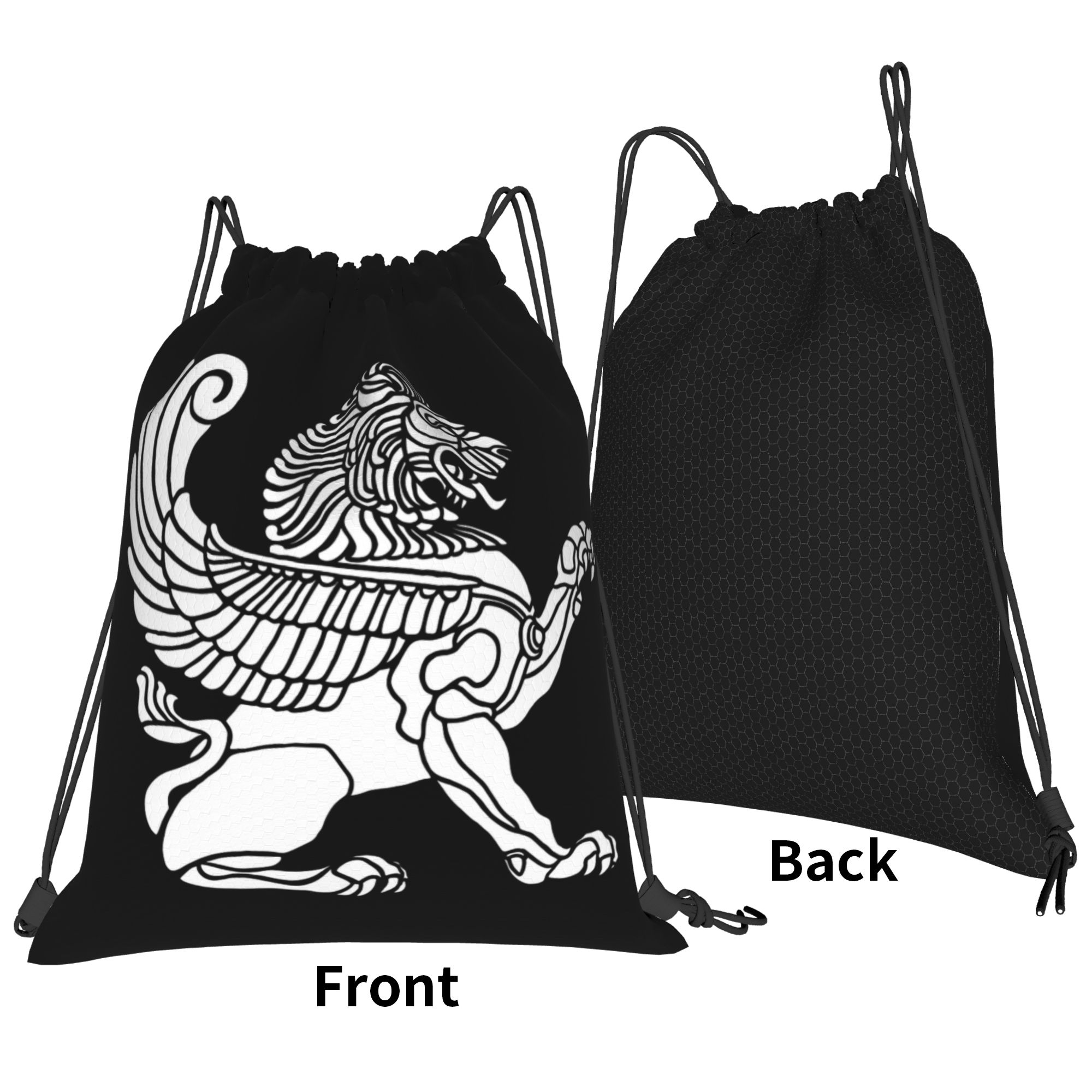 Mochila com cordão com símbolo - Drawstring Gym Bag avaliação e preço