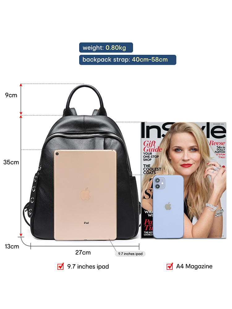 Zency mochila feminina com des - Travel Backpack Anti Theft avaliação e preço