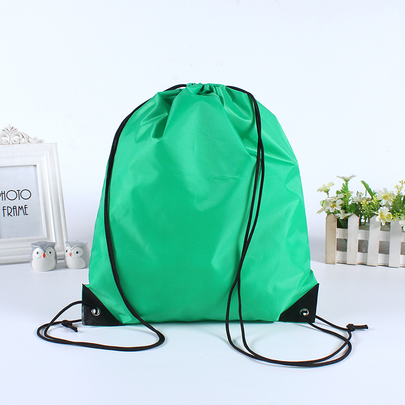 Mochilas de Poliéster com Cord - Drawstring Gym Bag avaliação e preço