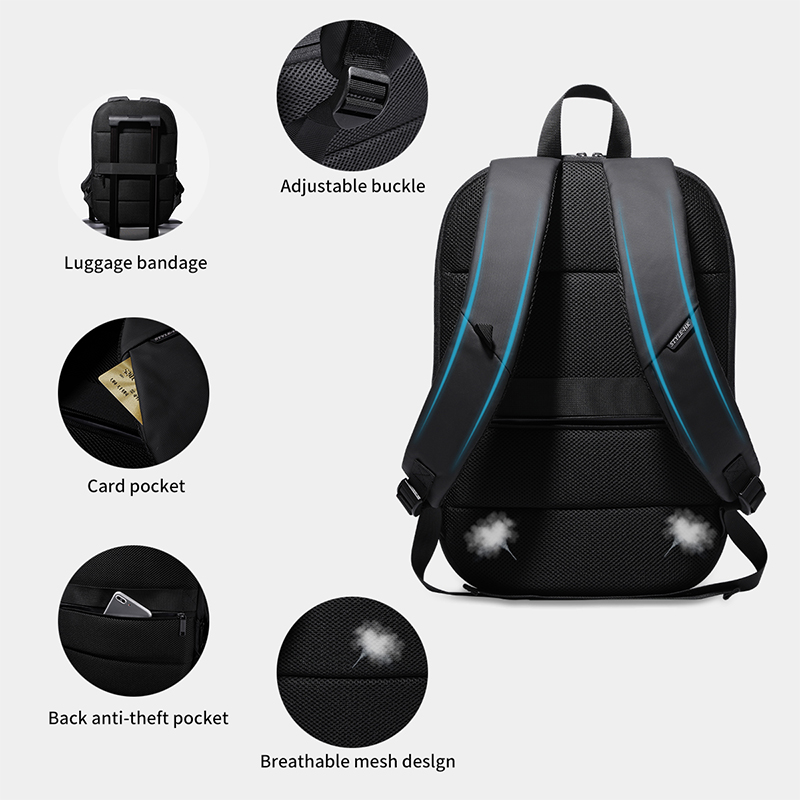Mochila para laptop masculina  - Travel Backpack Anti Theft avaliação e preço