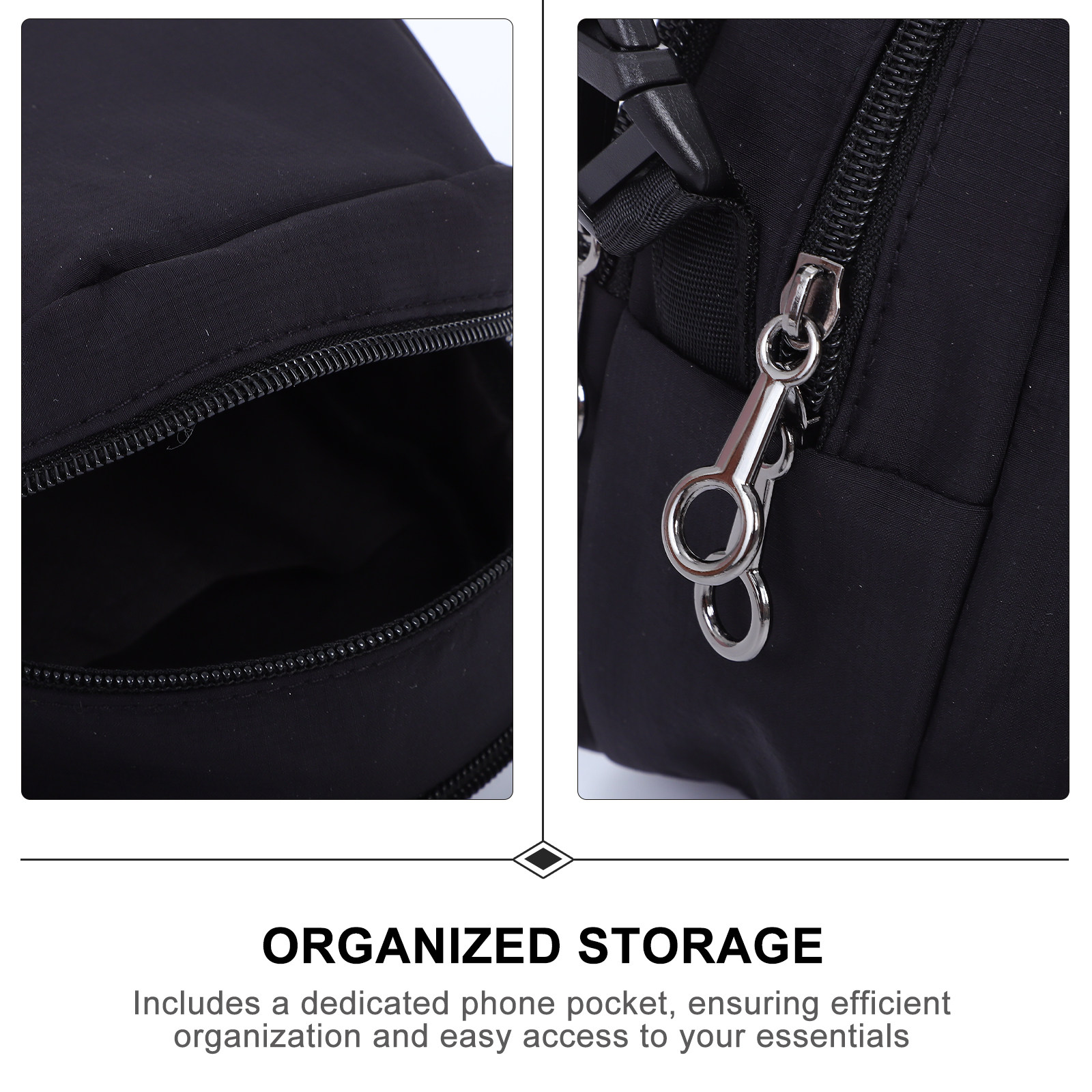 Bolsa Transversal Leve Preta U - Mini Backpack Purse avaliação e preço