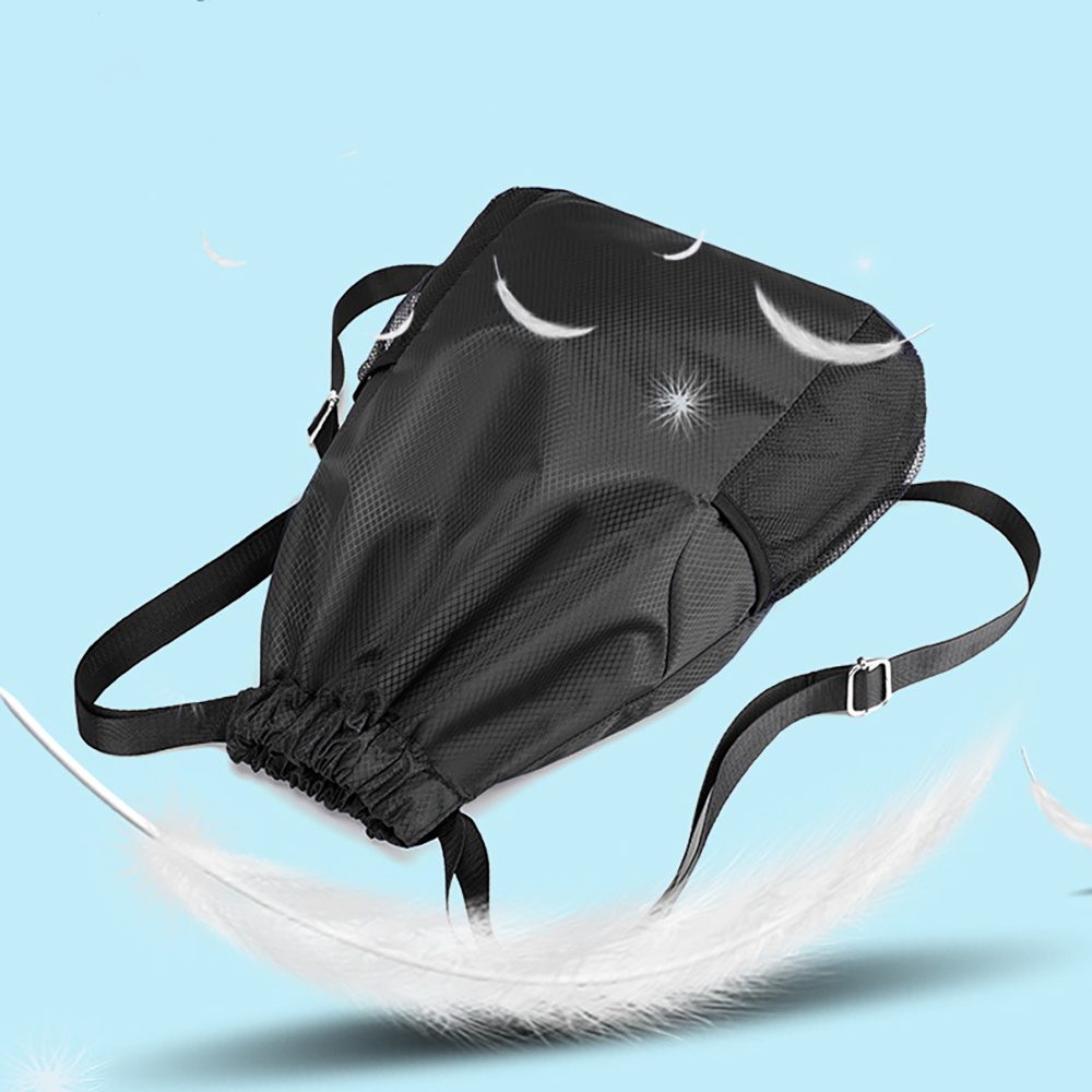 Bolsa preta com cordão, mochil - Drawstring Gym Bag avaliação e preço