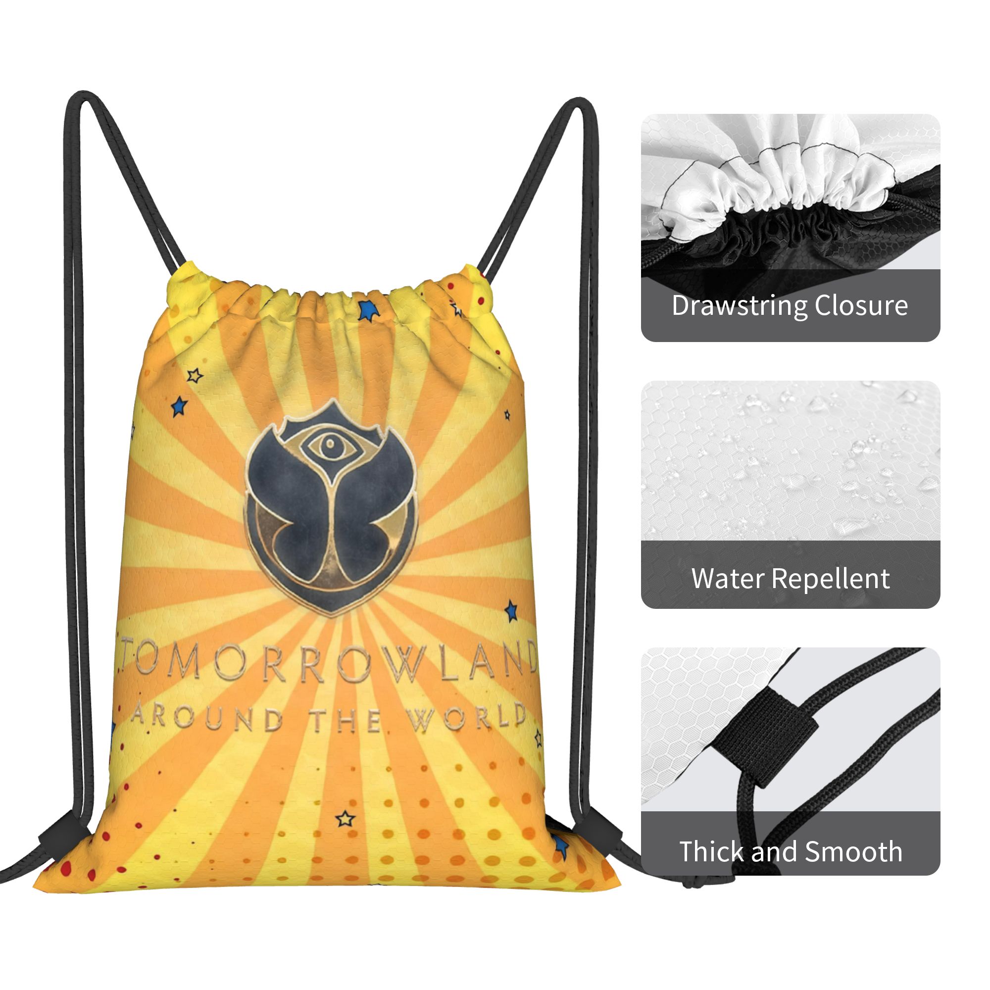 Bolsas com cordão para festiva - Drawstring Gym Bag avaliação e preço
