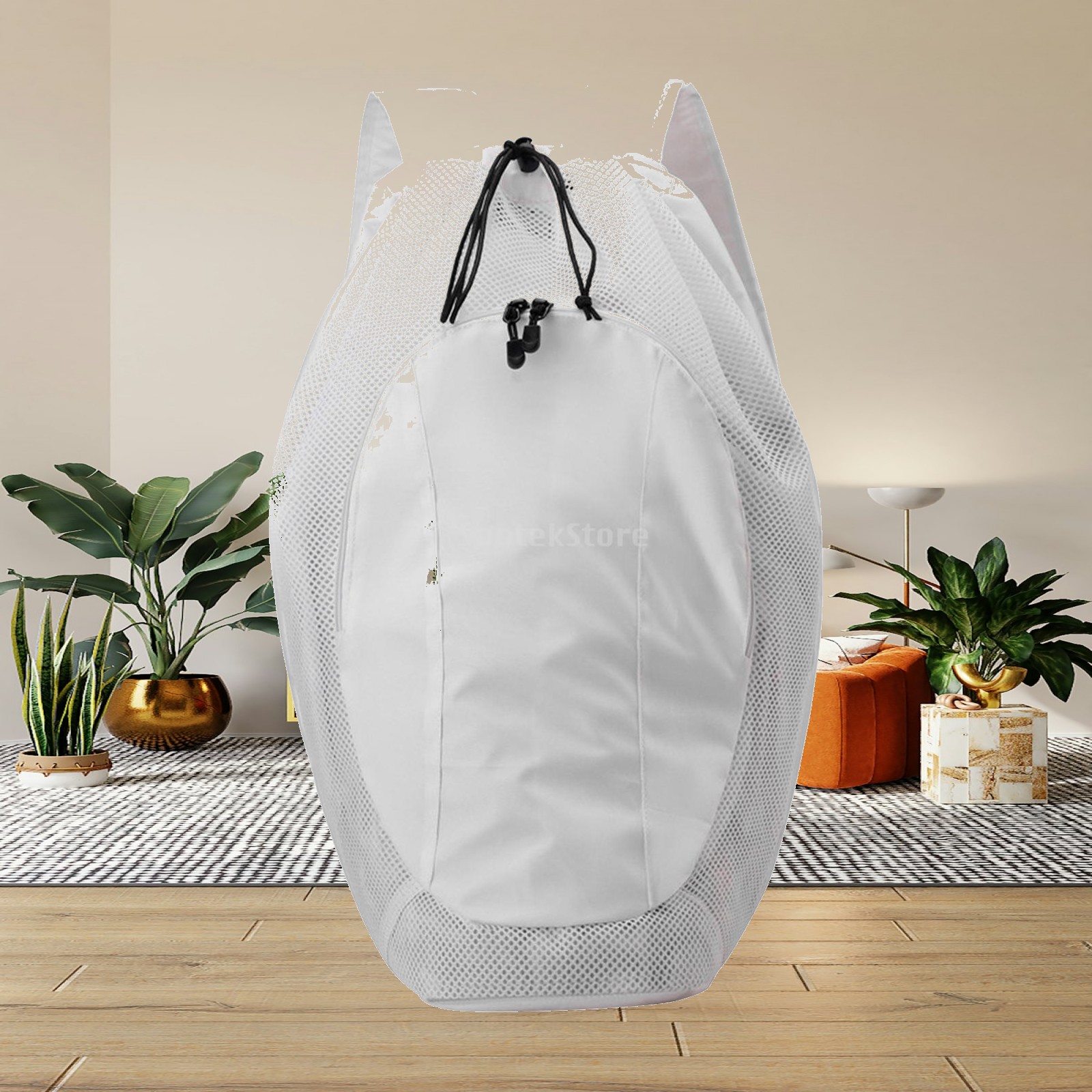 Mochila com Cordão para Praia  - Drawstring Gym Bag avaliação e preço